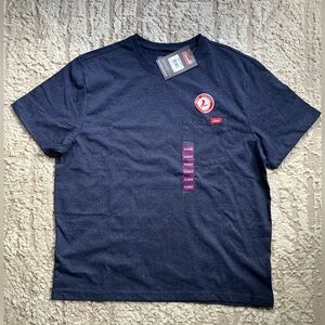 Coleman Pocket Tee T Shirt Mens XL Heather Blue Short Sleeve Branded pocket tee